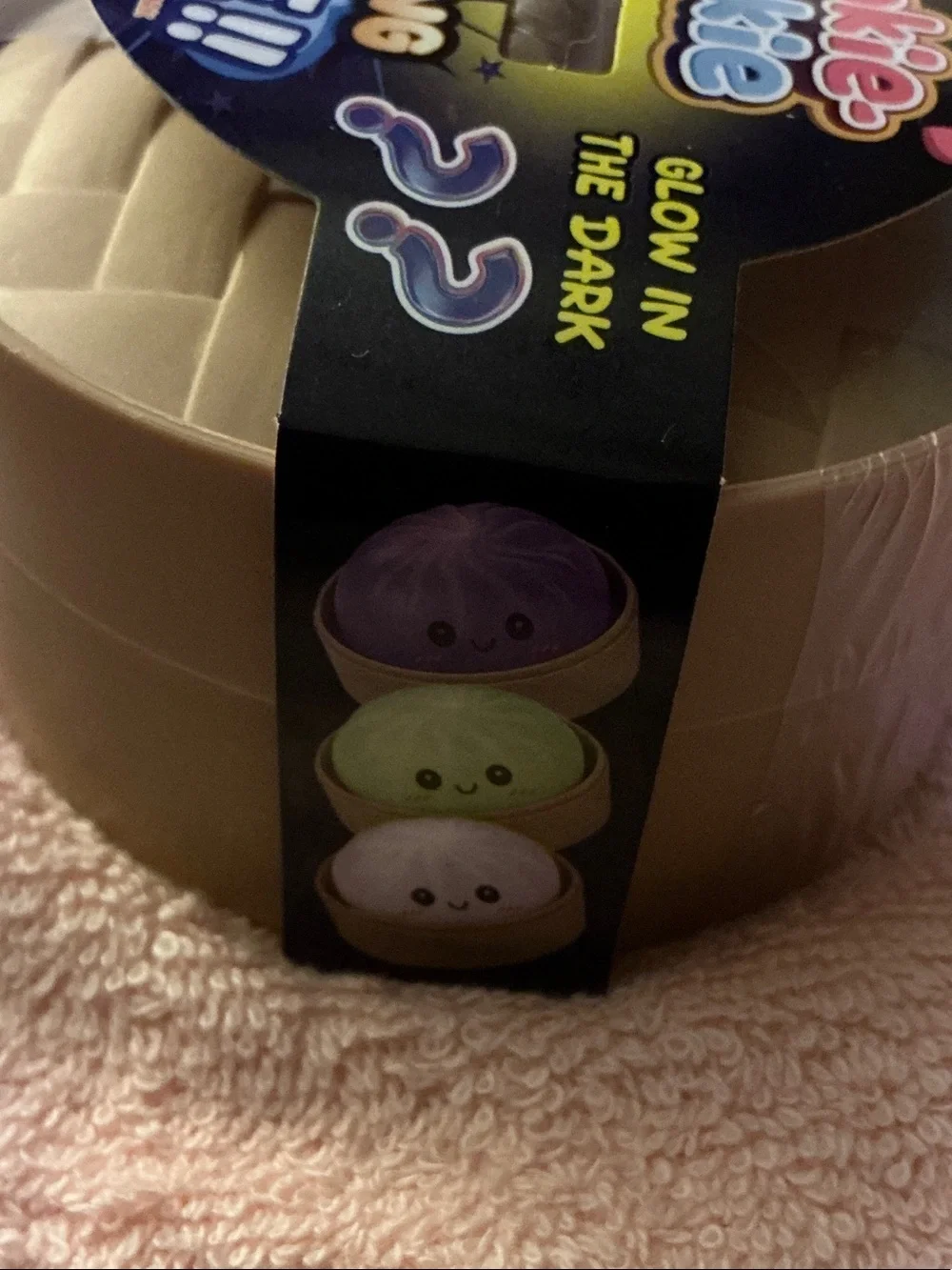 Dumpling Surprise!! Glow-in-the-Dark Stress Squishy.
